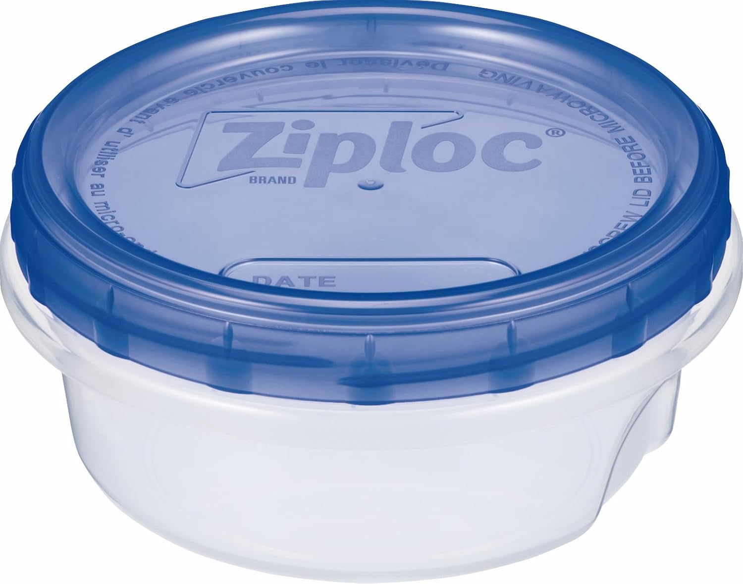 Detalle de Ziploc ジップロック スクリューロック 300ml 密閉保存・冷凍庫/電子レンジ対応 2個入×5個