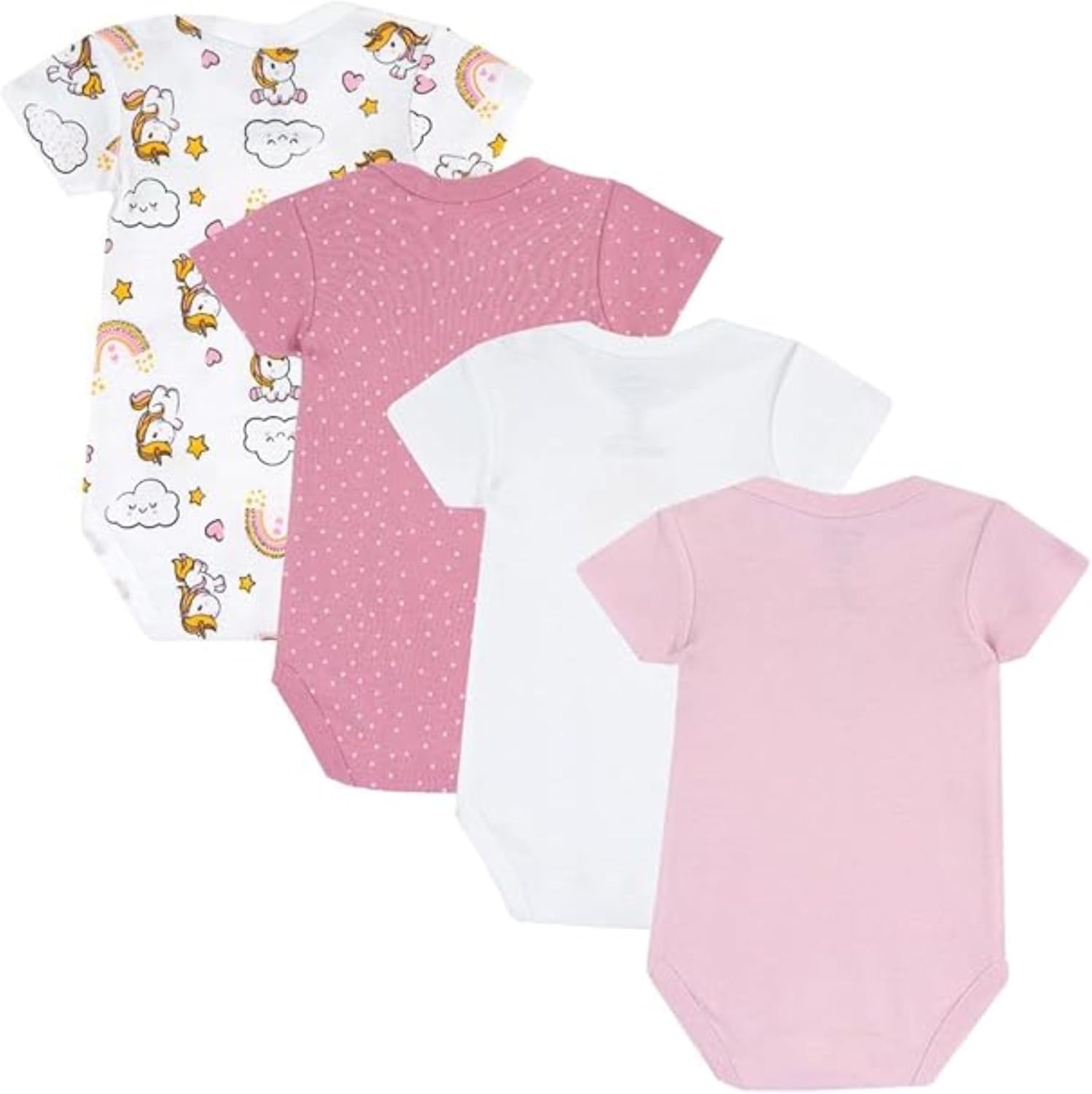 Thumbnail 1 de Chicco Body Neonato e Neonata, Set di 4 Body in cotone 100%, apertura comoda, 0-3 Mesi