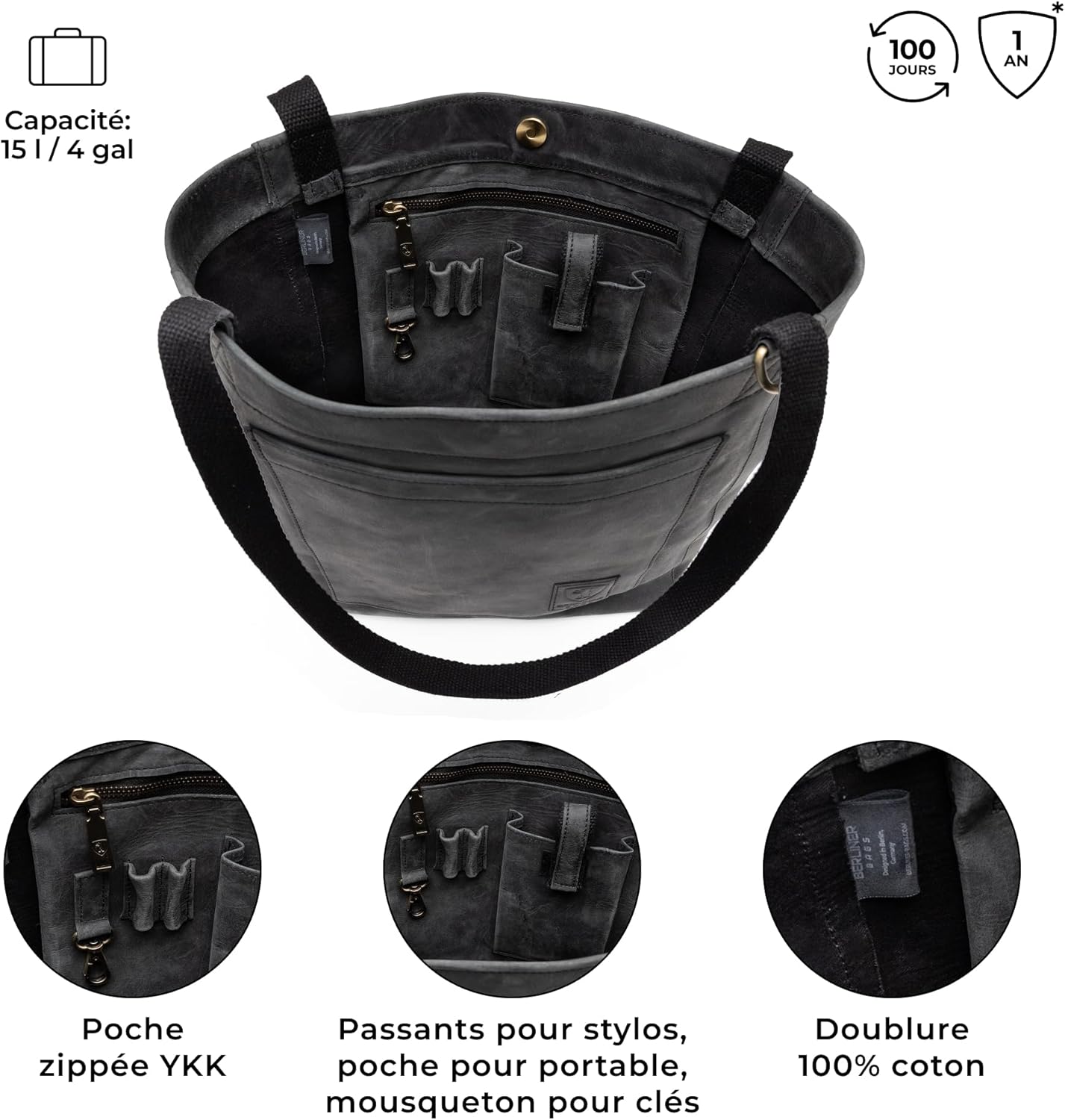 Thumbnail 2 de Berliner Bags Seville Sac Cabas 35×40×11 cm