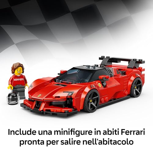 Detalle de LEGO Speed Champions Ferrari SF90 XX Auto Sportiva Stradale 77254 – Miniatura da collezionare con minifigure