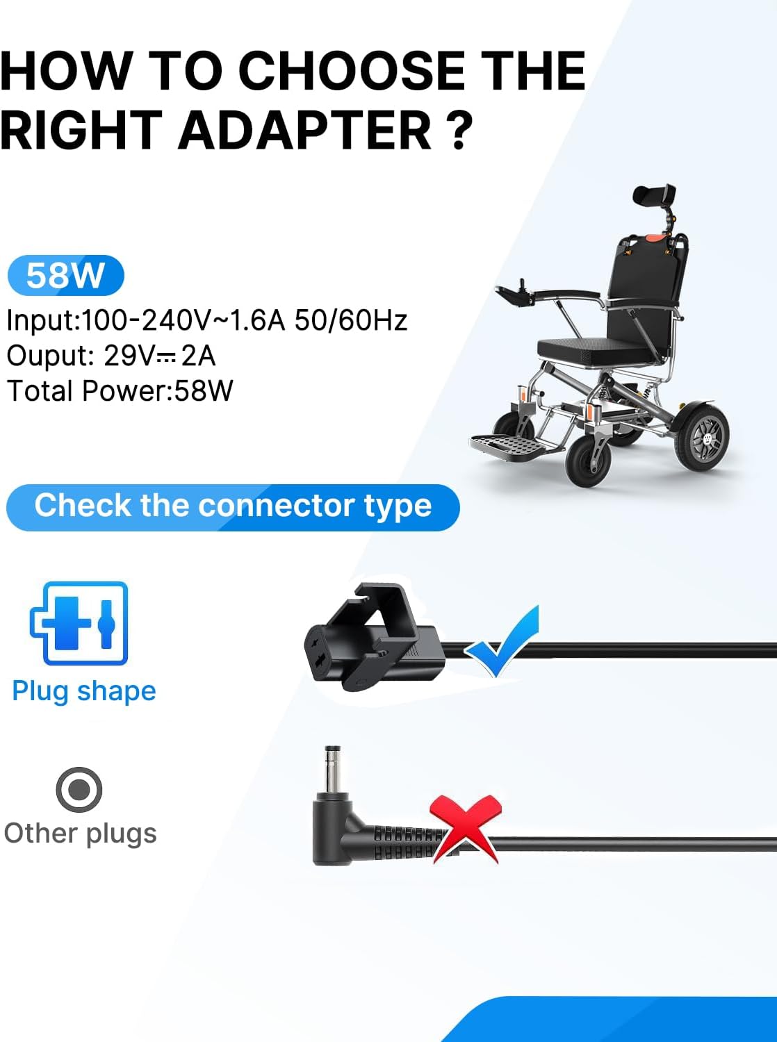 Thumbnail 5 de Universal Power Recliner Adapter 29V 2A