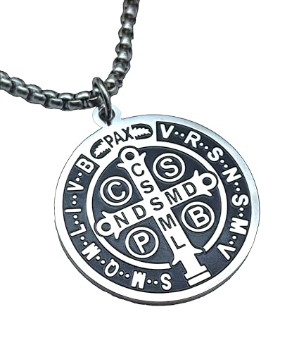 Detalle de EKONAT JOYERIA PERSONALIZADA Medalla San Benito 30 mm