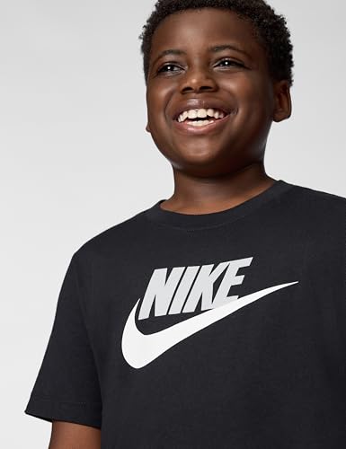 Detalle de Nike Futura Hbr T-Shirt per Bambini Black 158 — Comfort e stile per le avventure quotidiane