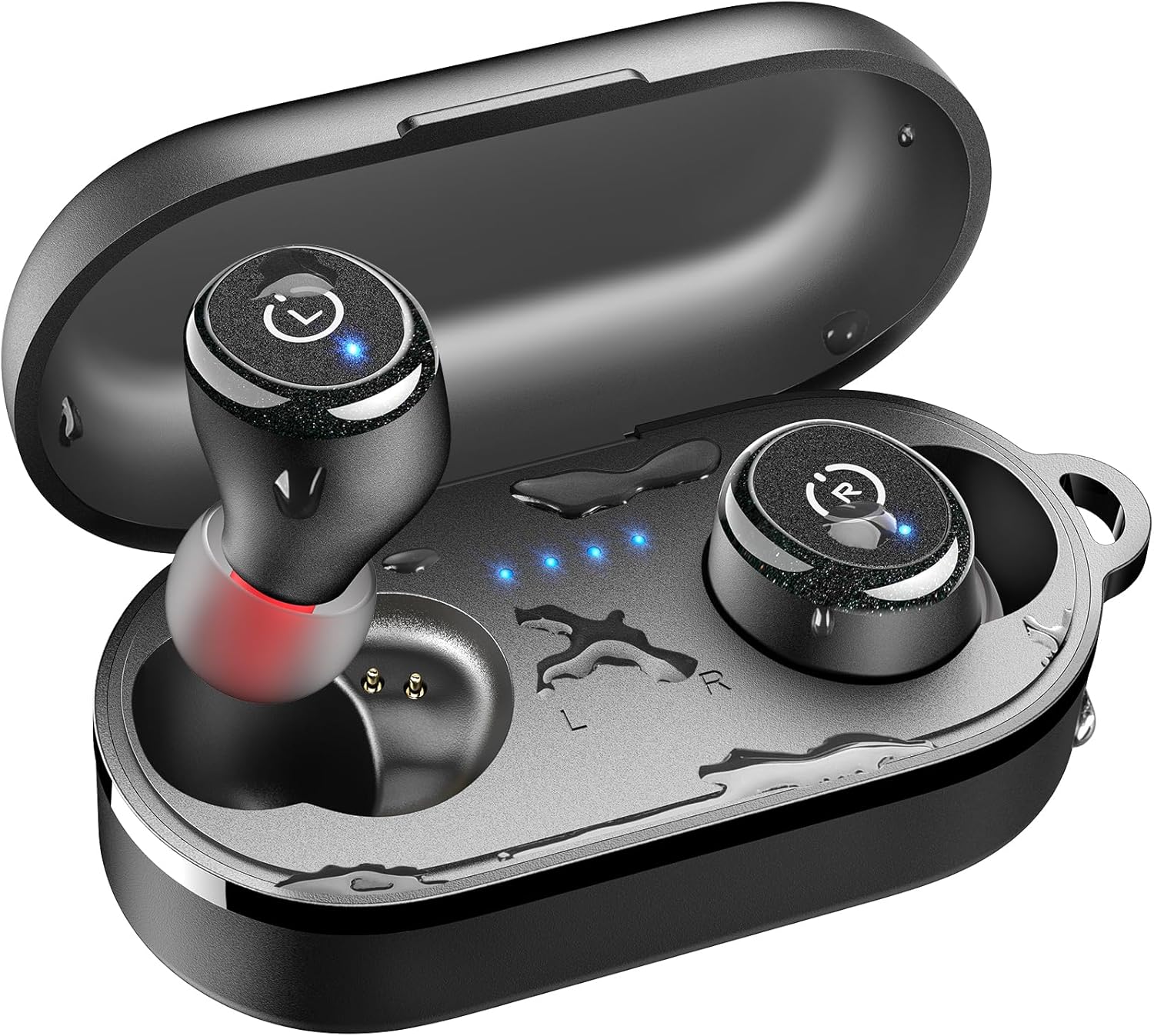 Detalle de TOZO T10: Auricolari Bluetooth 5.3 con Controlli Touch, EQ OrigX 2.0 e IPX8