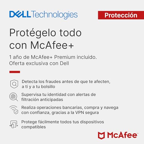 Thumbnail 10 de DELL 15 DC15250: Portátil 15,6" FHD 120 Hz con i5-1334U, 16 GB RAM y 512 GB SSD