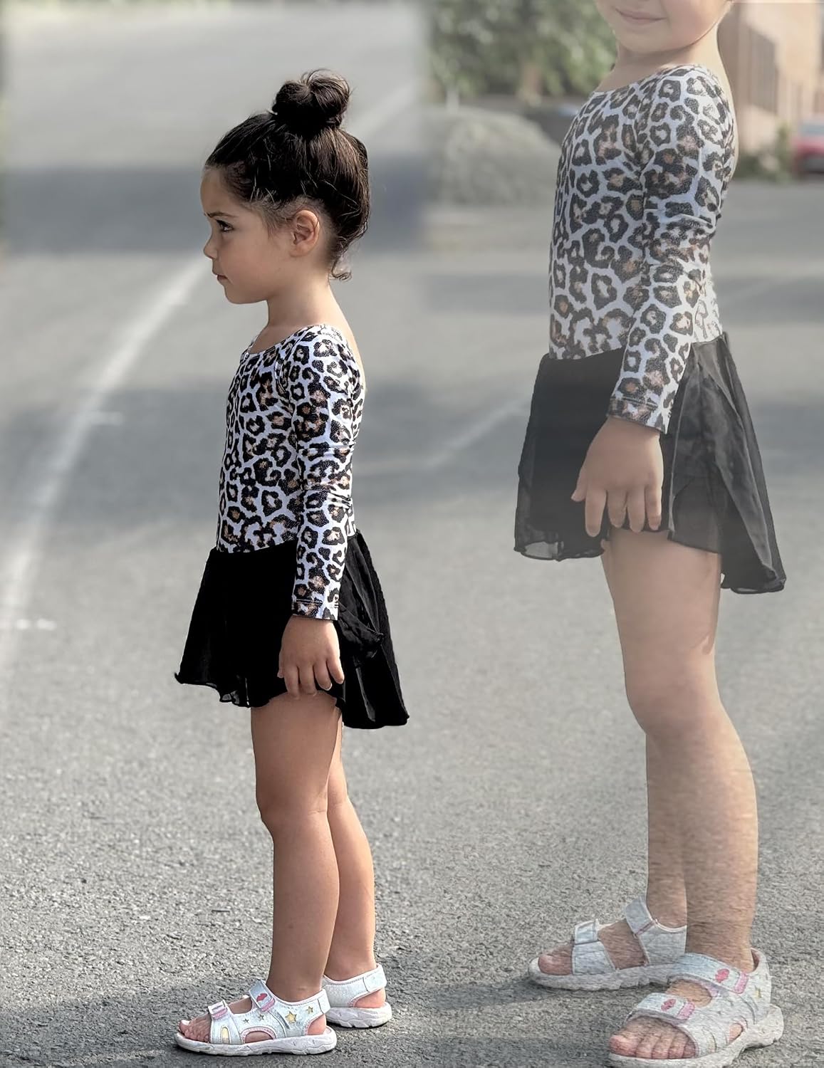 Thumbnail 6 de Arshiner Kids Classic Long Sleeve Leotard 2-11Y
