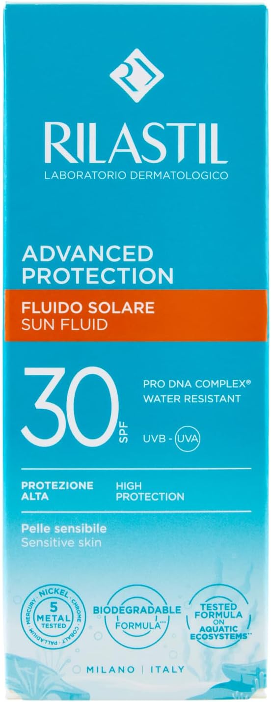Detalle 2 de Rilastil Sun System Advance Protection Fluido Solare SPF30 Idratante – 50 ml