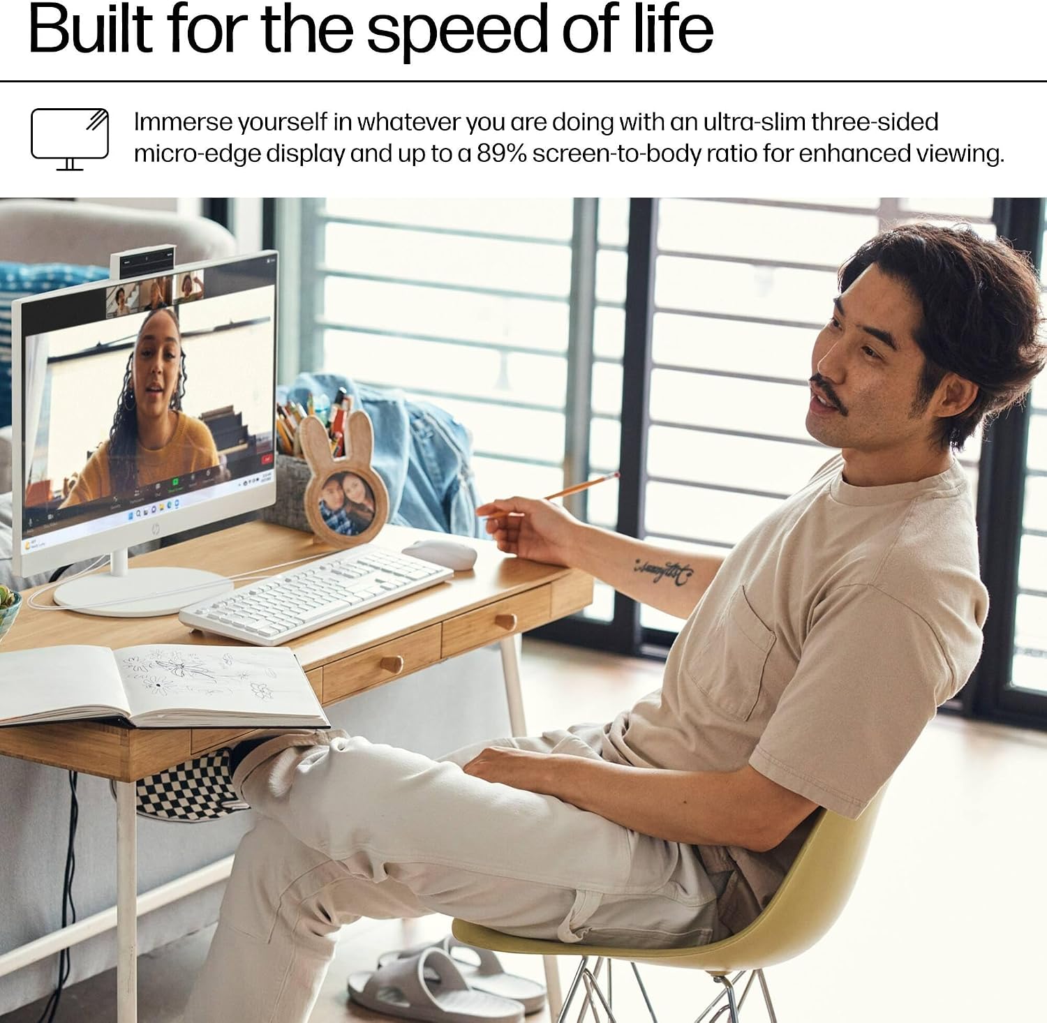 Detalle de HP All-in-One Desktop 23.8-inch