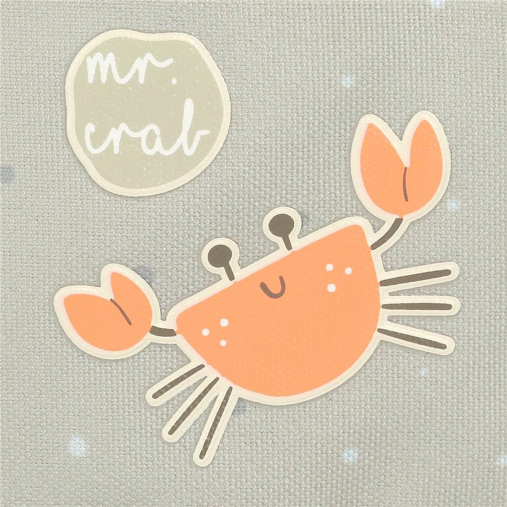 Thumbnail 4 de Astuccio triplo Enso Mr Crab blu in poliestere, 22x12x5 cm