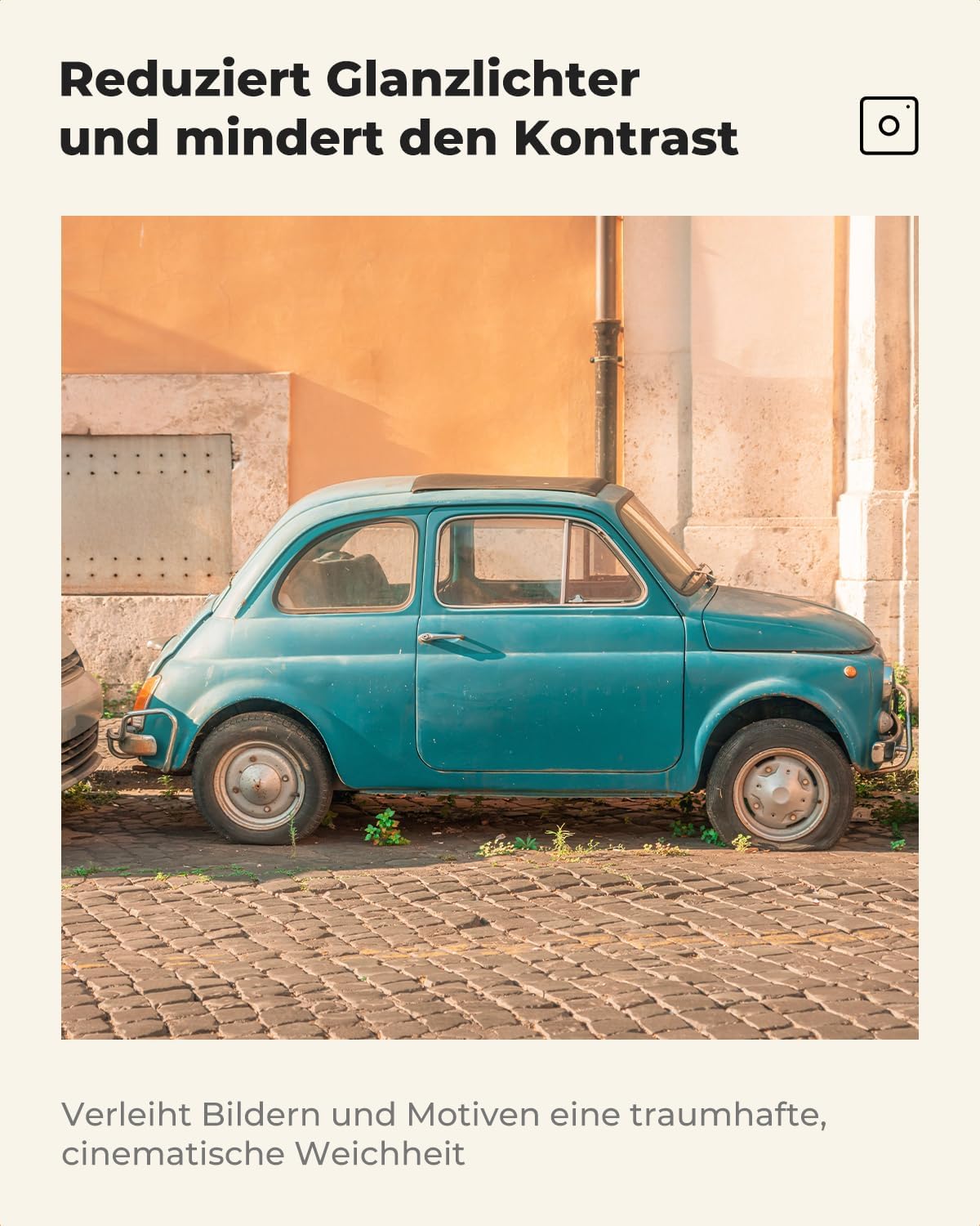 Thumbnail 2 de K&F CONCEPT Filter Black-Mist 1/8, 43 mm (Nano-Beschichtung) für Video und Portrait