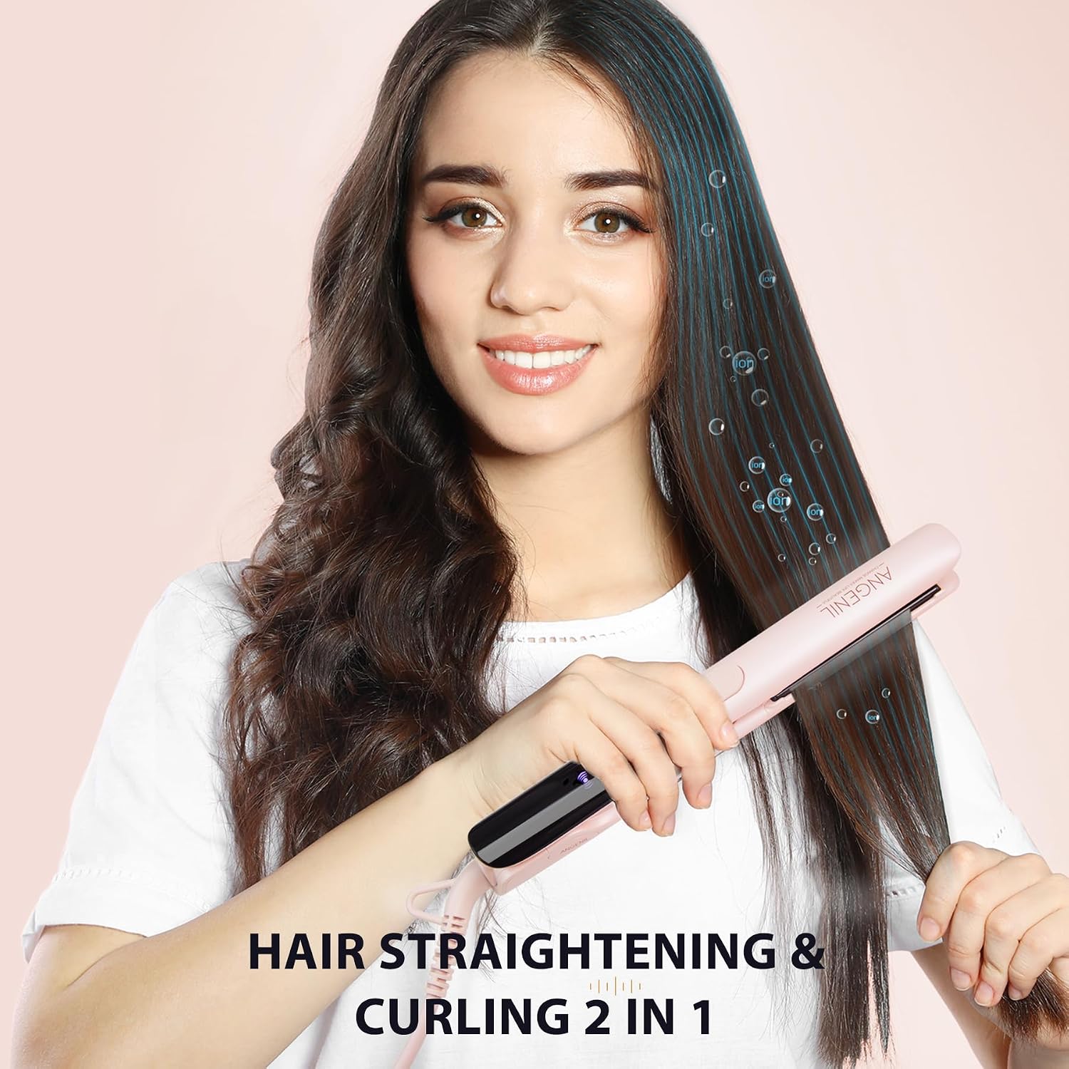 Detalle 2 de ANGENIL Pro Titanium Flat Iron 20s heating 💇♀