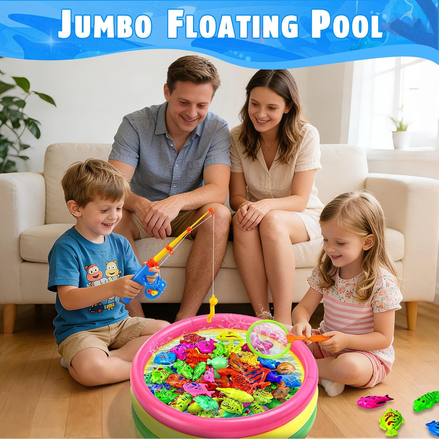Detalle de CozyBomB Magnetic Fishing Toys Game Set for Kids