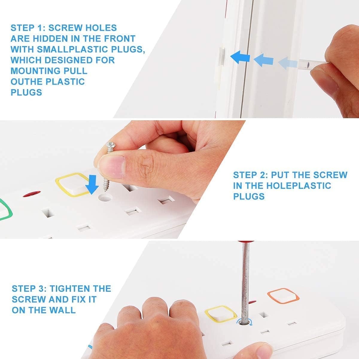 Thumbnail 6 de Mscien 5M Extension Lead with 2 Sockets