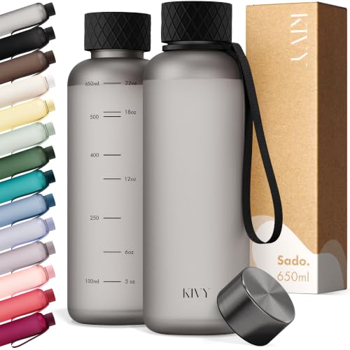 Detalle de KIVY Trinkflasche 650 ml aus Tritan – auslaufsicher und spülmaschinenfest