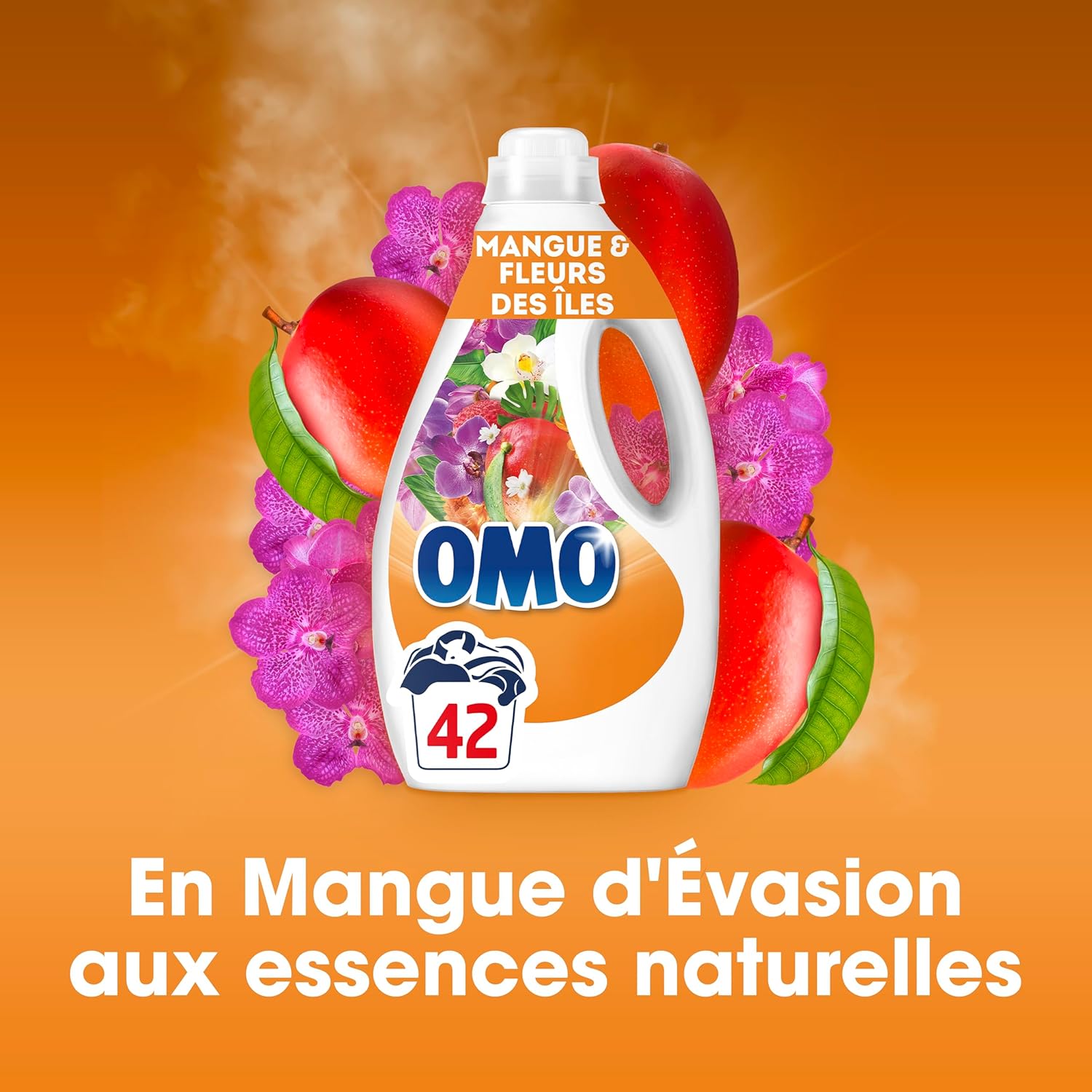 Thumbnail 5 de OMO Lessive liquide En Mangue d'Évasion – 210 lavages (lot 5×42)
