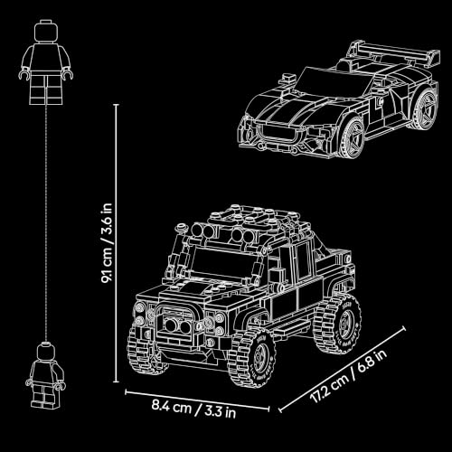 Thumbnail 9 de LEGO Speed Champions Jaguar Project 7 & Land Rover Defender 77264 – Bau- und Spielspaß für Autoliebhaber