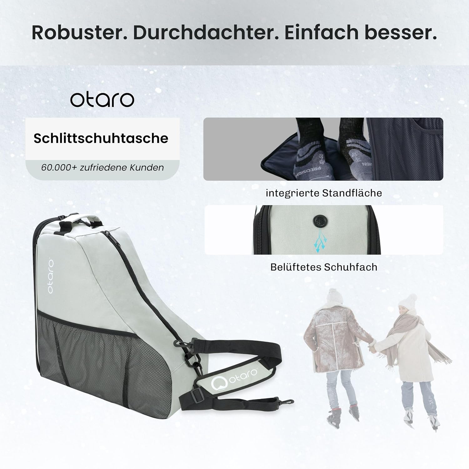 Thumbnail 3 de Otaro Schlittschuhtasche – wasserabweisend, robust und vielseitig für Eis- und Rollschuhe