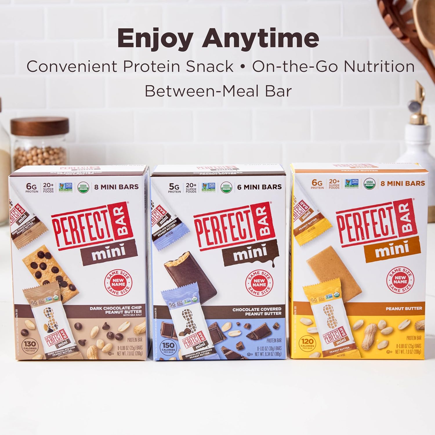 Thumbnail 6 de Perfect Bar Mini Peanut Butter Protein Bars, 6g Protein, 120 Calories, 24 Count