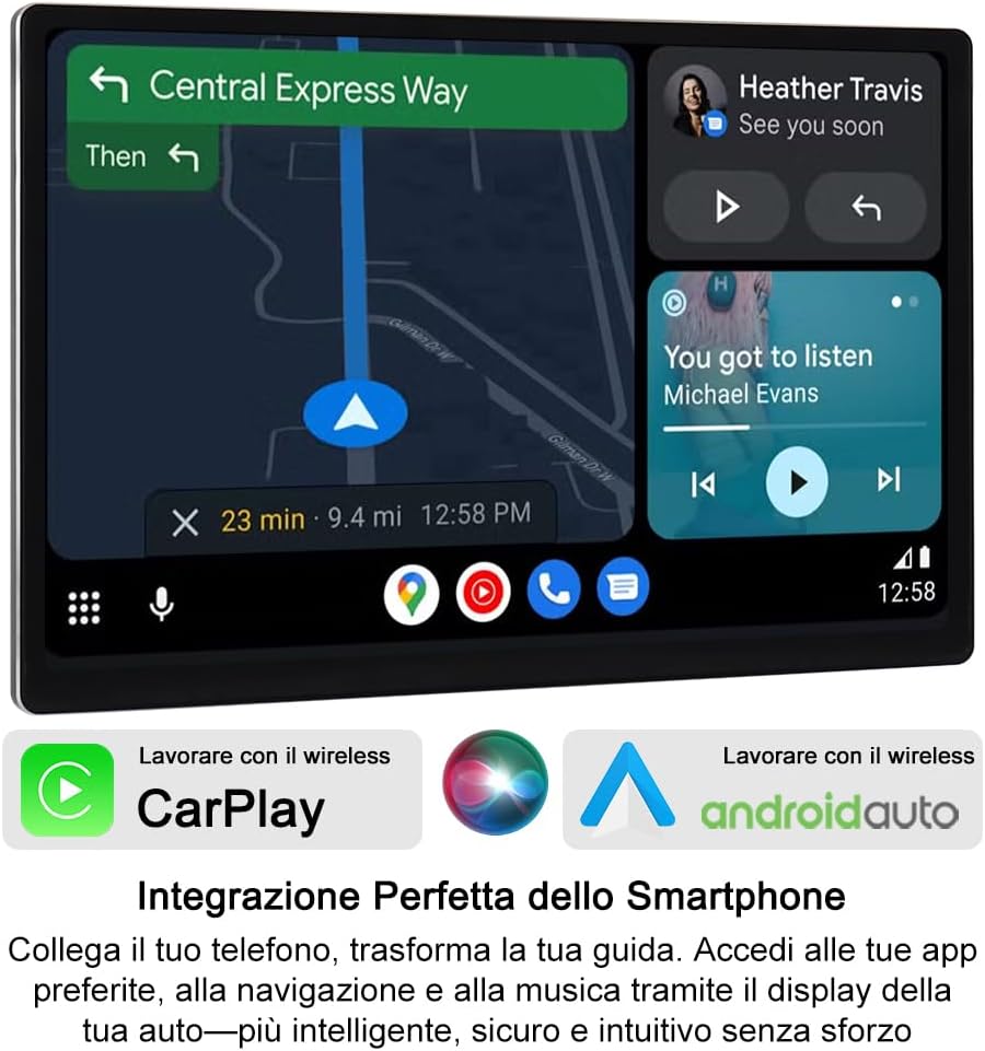 Thumbnail 1 de ACAVICA Autoradio Carplay Android per Jeep Renegade 2014-2019, schermo QLED 13,1” 2K, Android 15 Octa-Core, wireless CarPlay/Android Auto