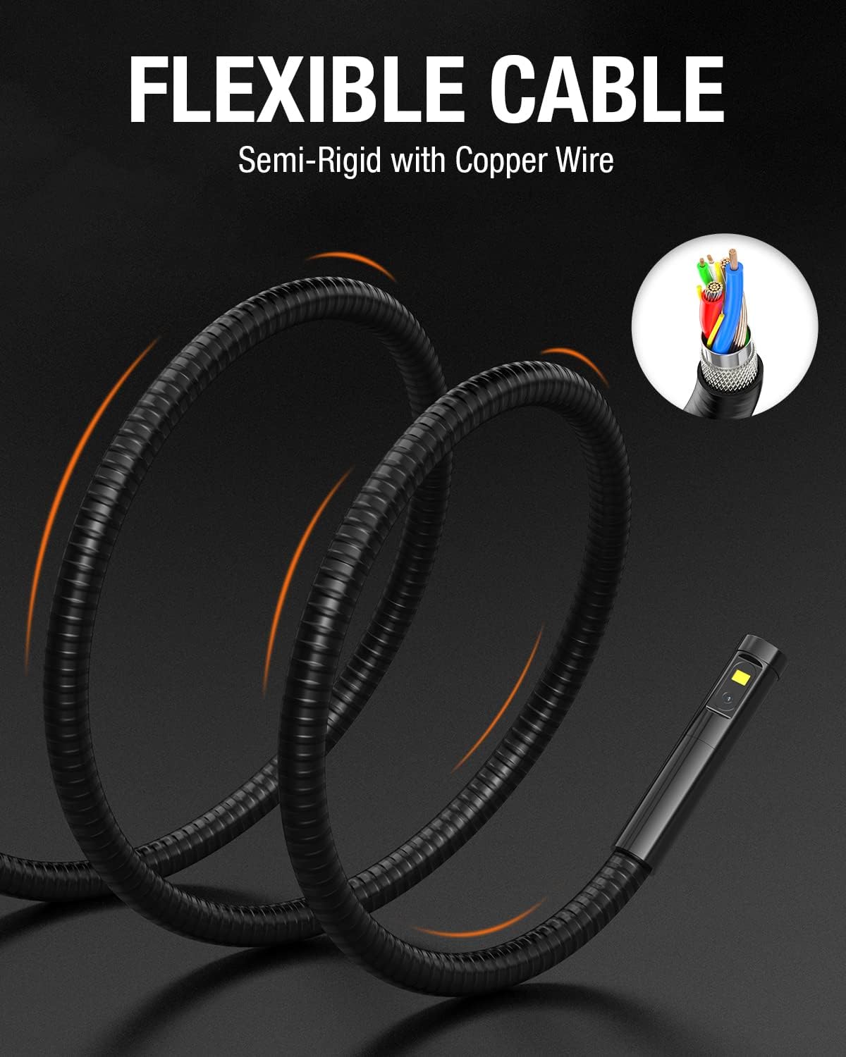 Thumbnail 4 de Teslong Dual Lens Inspection Camera 1080P, 5'' Screen 📷