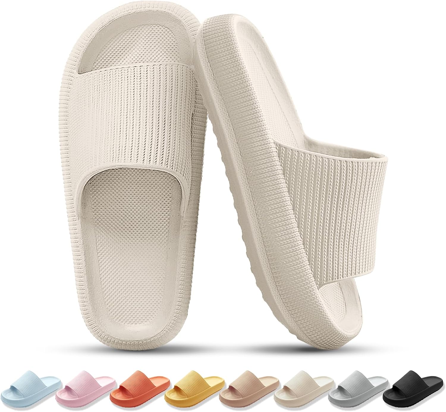 Detalle de BAGHUY Cloud Sliders: All‑Day Comfort for Home, Beach and Beyond