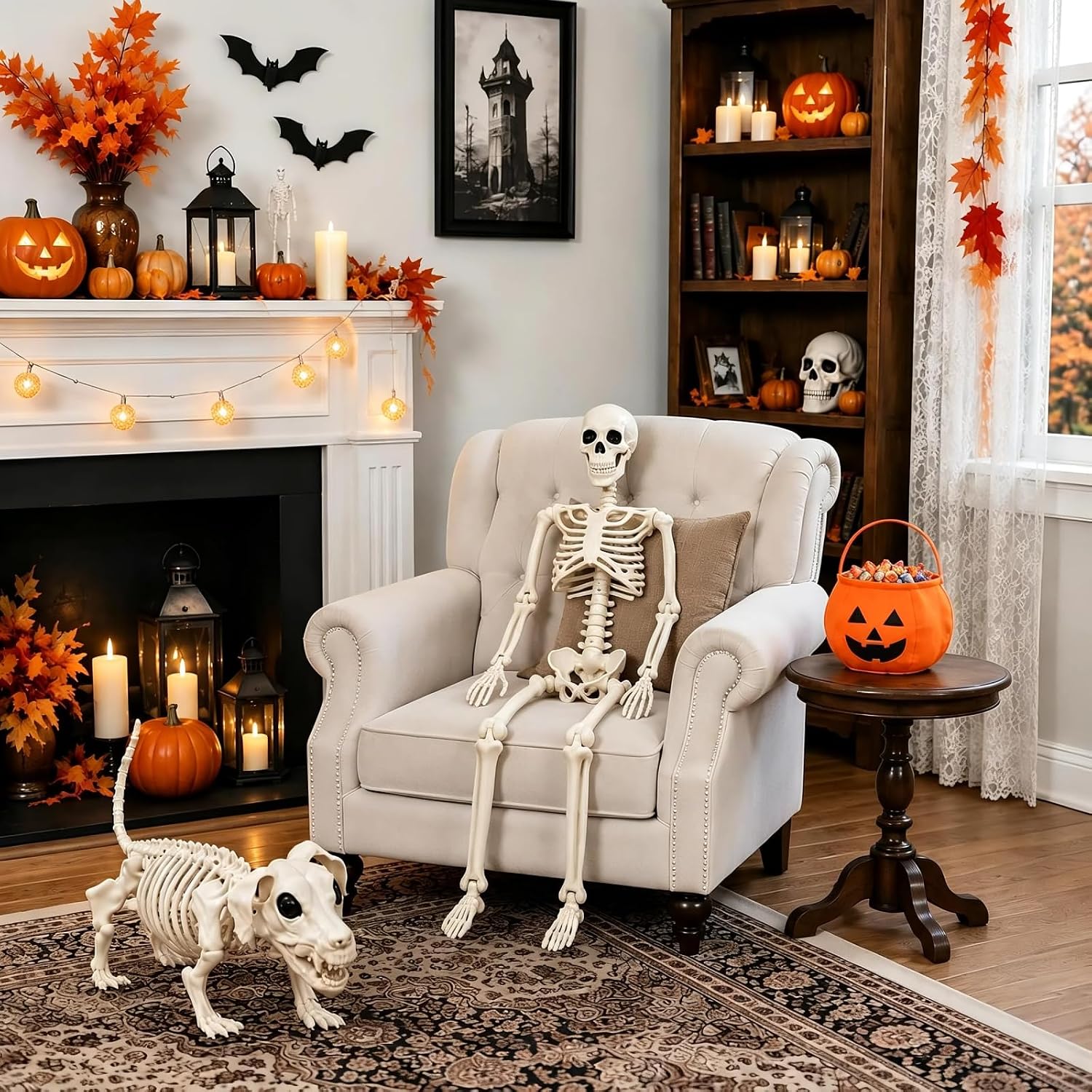 Detalle de Halloween Skeleton Decoration, 3-Foot