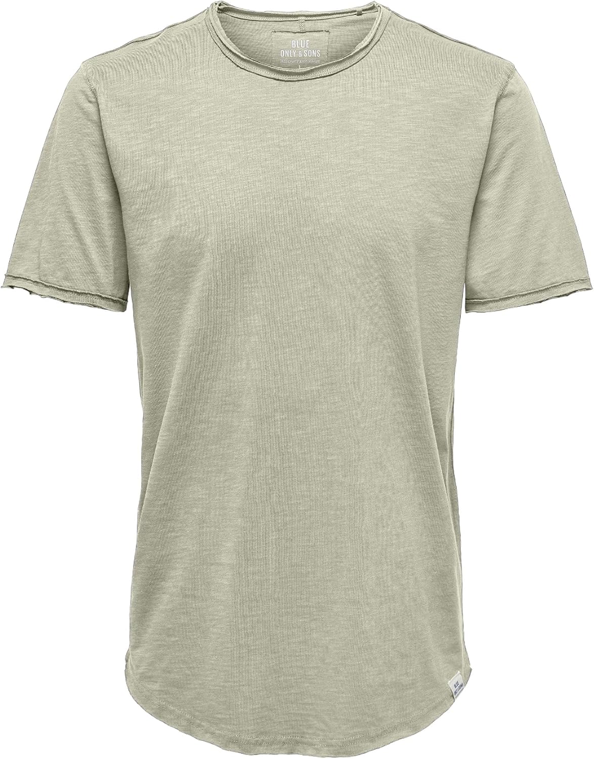 Detalle 2 de Only & Sons ONSBENNE T-Shirt – Lang geschnitten, verwaschene Optik