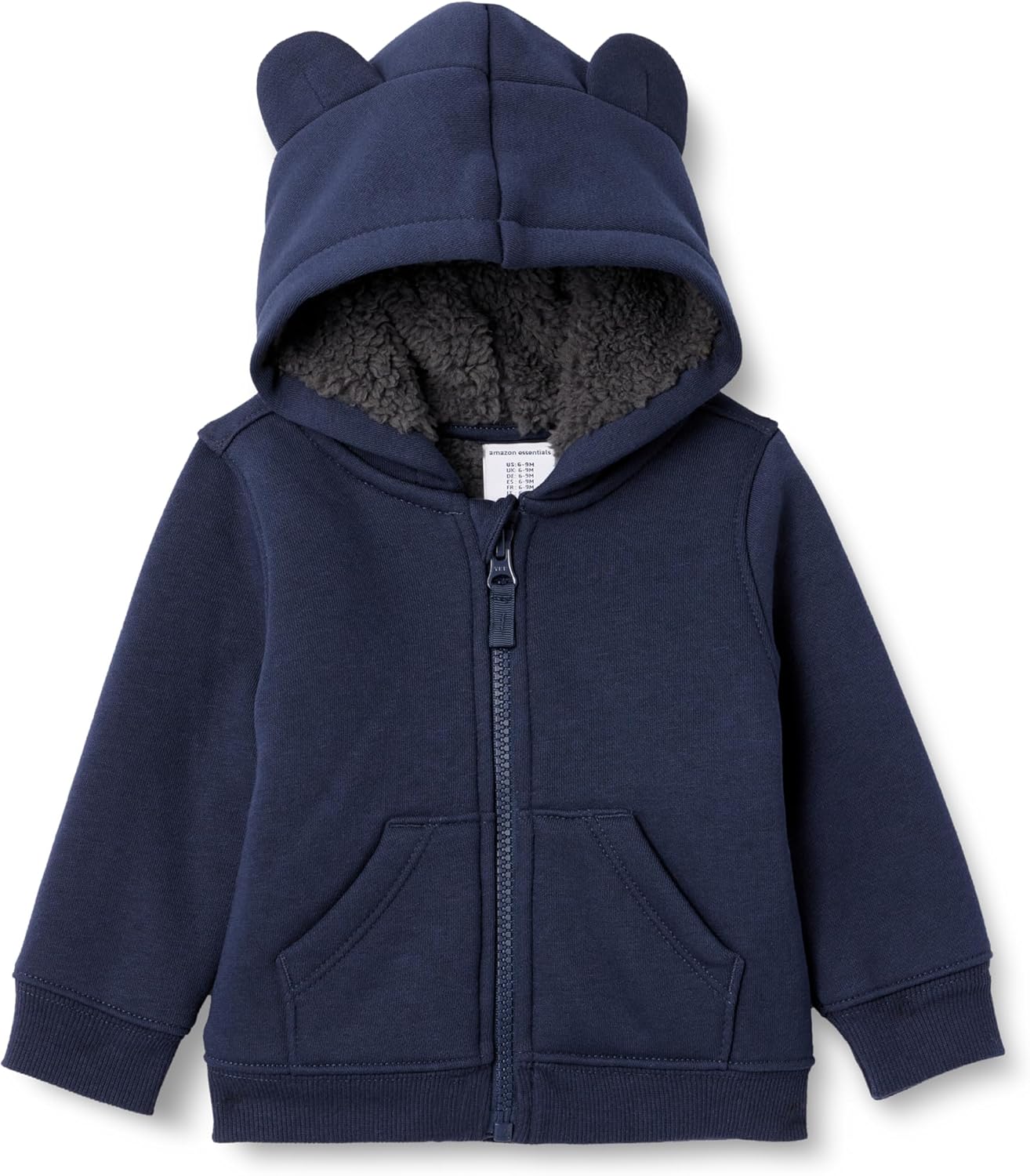 Detalle 2 de Amazon Essentials Sherpa Lined Baby Hoodie