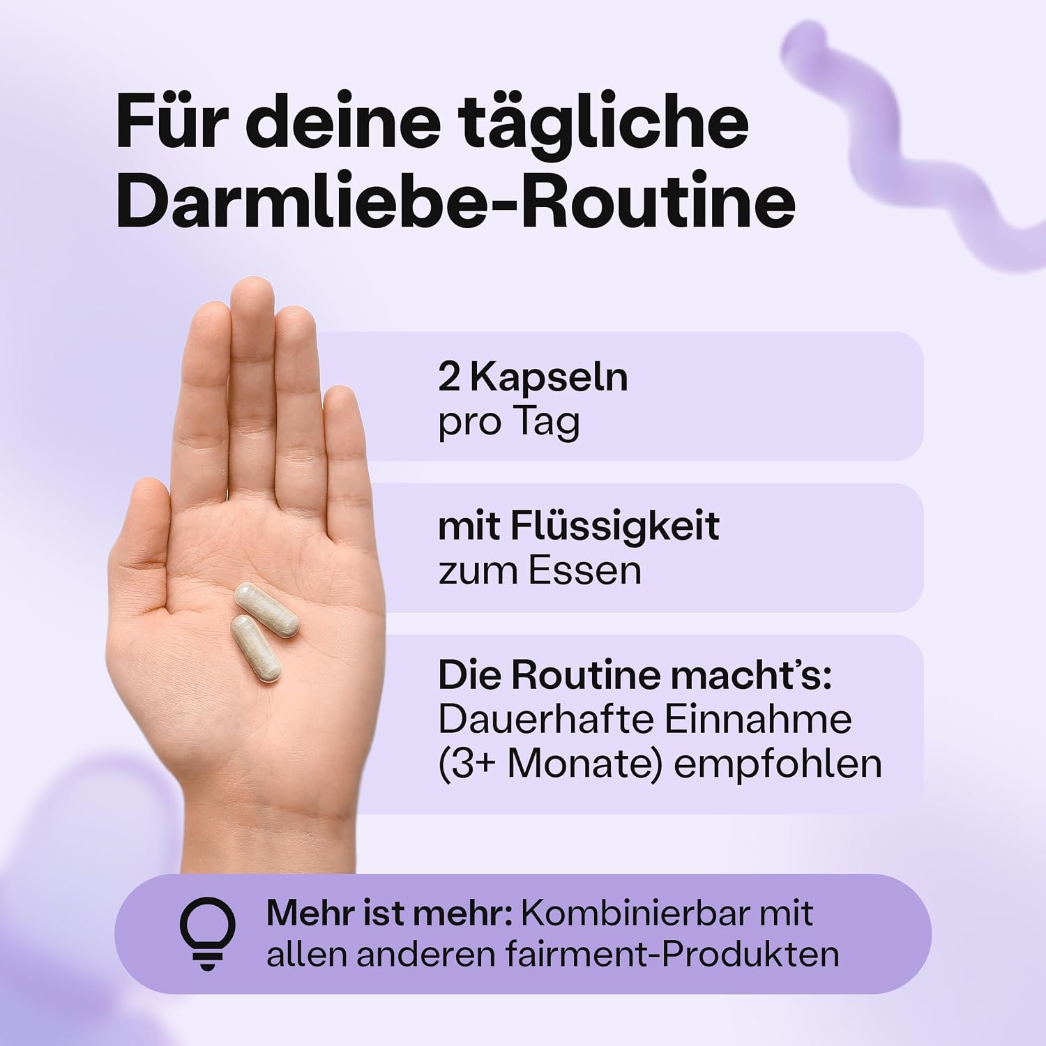 Detalle 2 de fairment SuperMikroben® Plus mit 3 Bakterienstämmen – Sporen-Biotik, B-Vitamine & Mineralien, 60 Kapseln