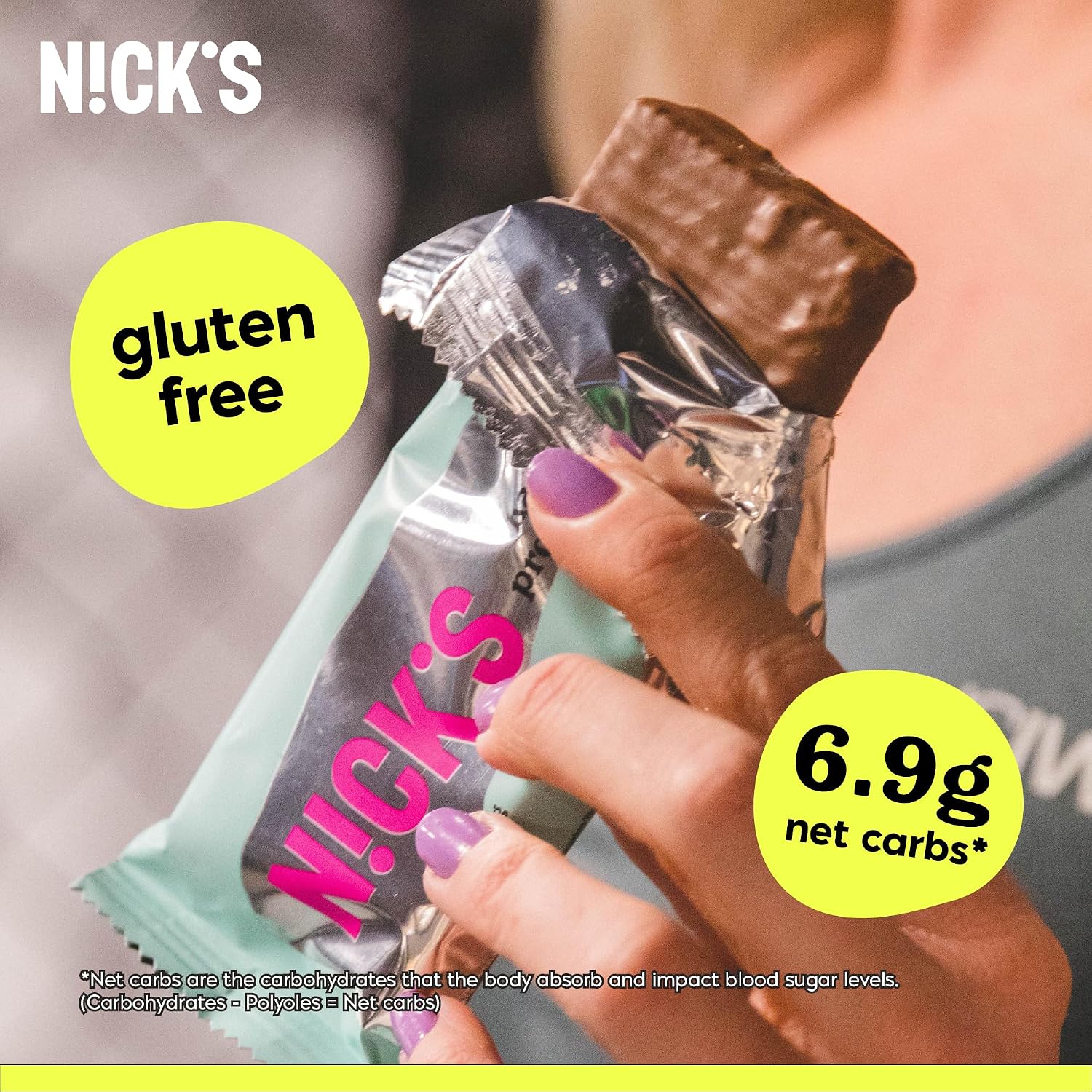 Thumbnail 4 de N!CK'S Protein Wafer Sport Mix, 25% Protein, Gluten-Free, 9 x 40g