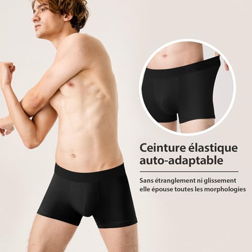 Detalle 1 de QINCAO boxers homme en coton