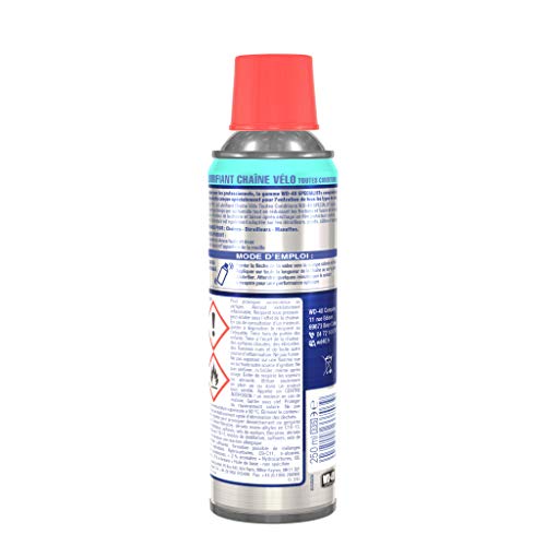 Detalle de WD-40 Specialist Lubrifiant Chaîne Vélo Toutes Conditions 250 ml