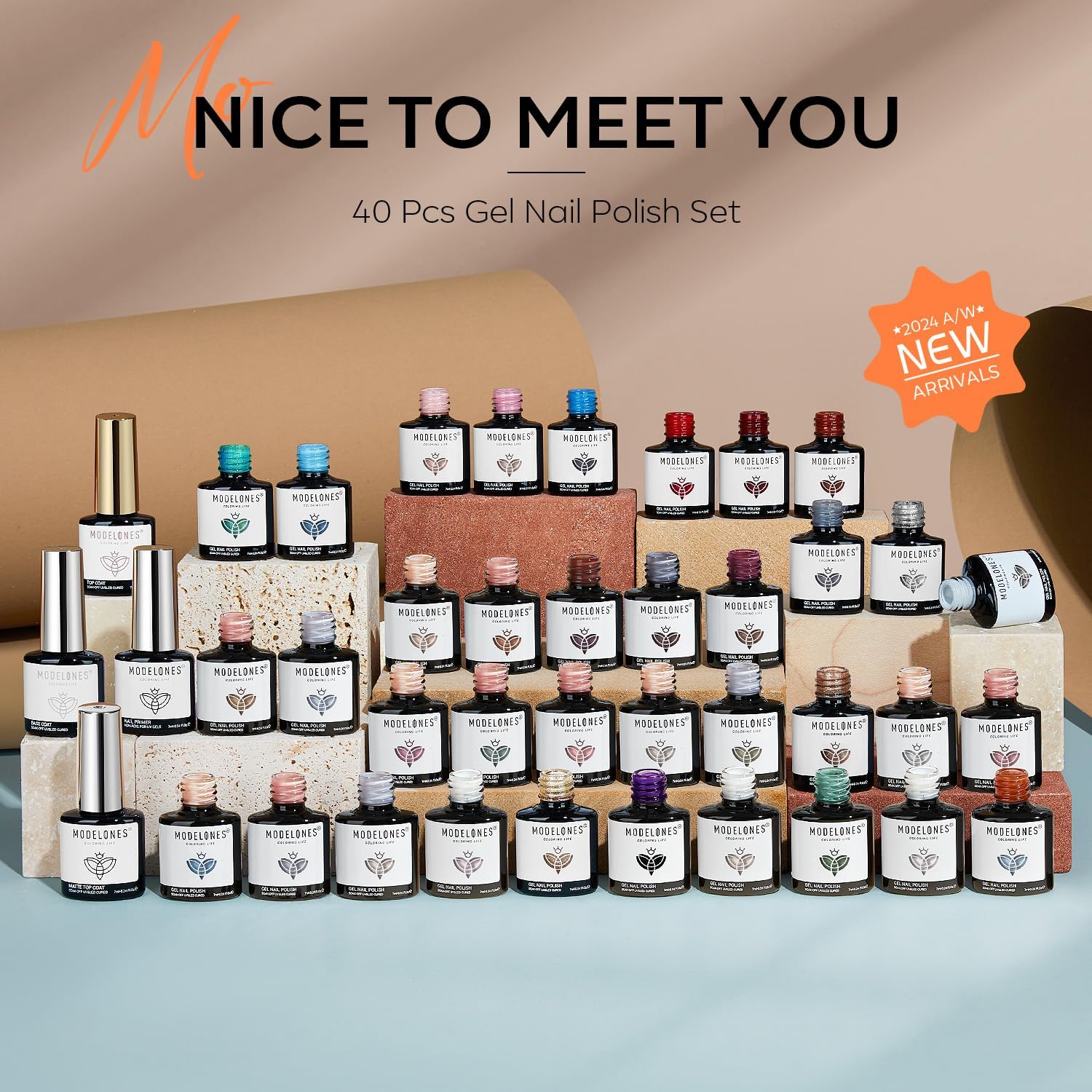 Detalle 2 de Modelones Gel Nail Polish Set, 36 Colors