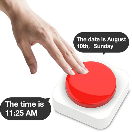 Detalle 2 de MAUJOY British English Talking Alarm Clock with Time/Date Announcement