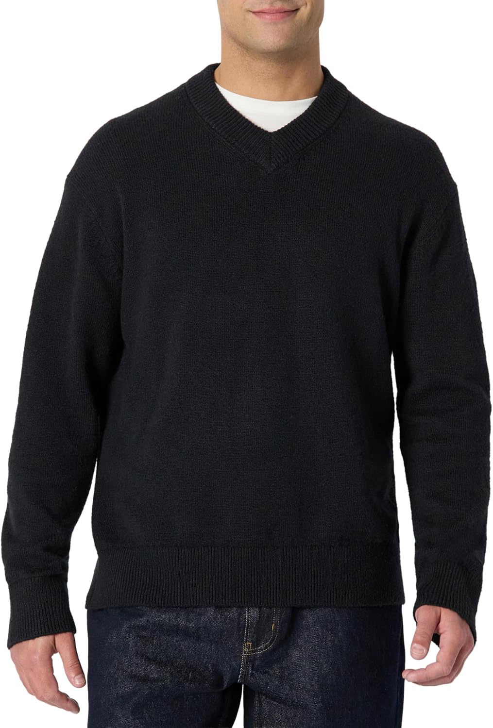 Detalle de Amazon Essentials Men's Regular-Fit V-Neck Sweater