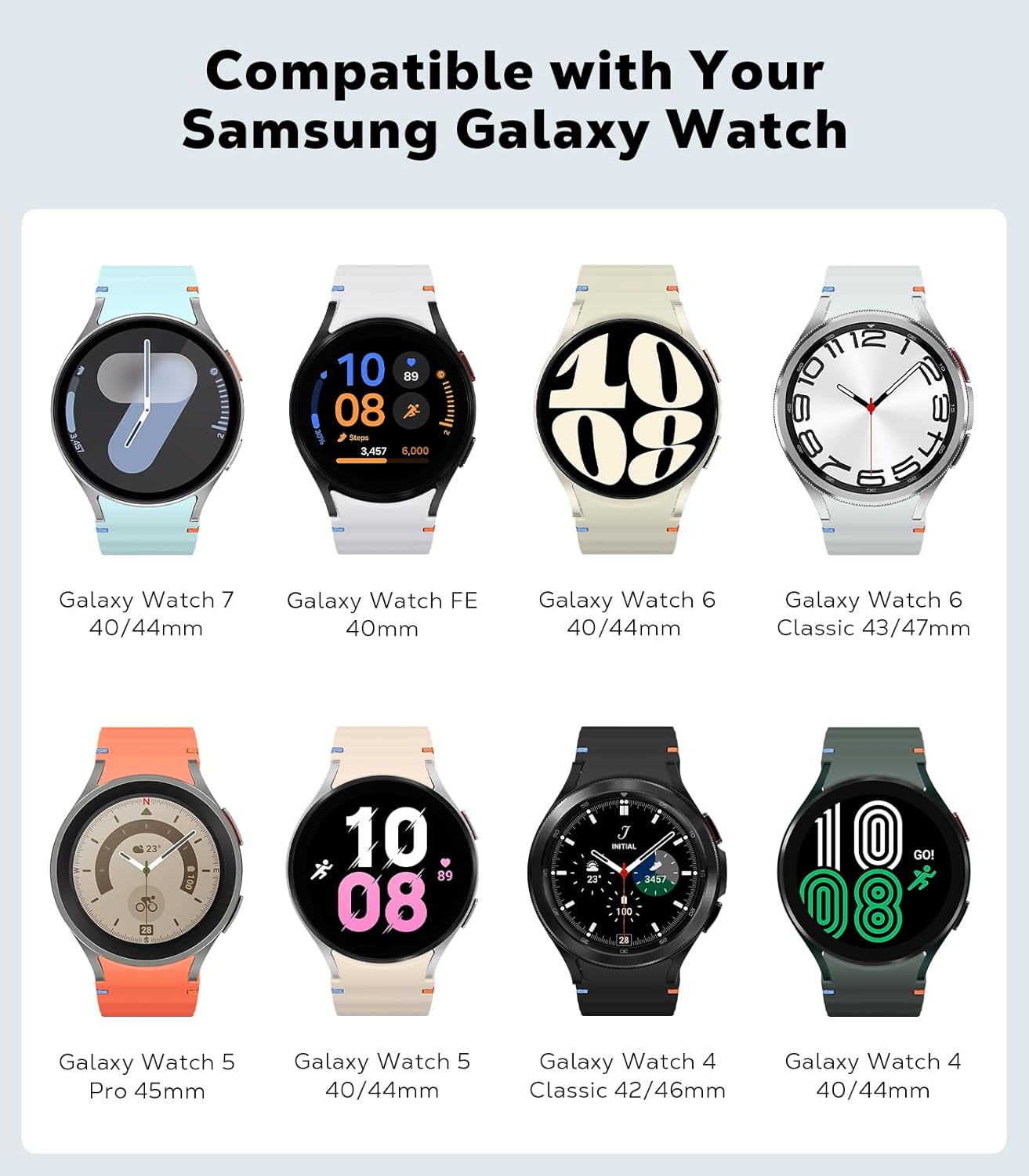 Thumbnail 1 de MoKo Sport Strap for Galaxy Watch 40mm 44mm
