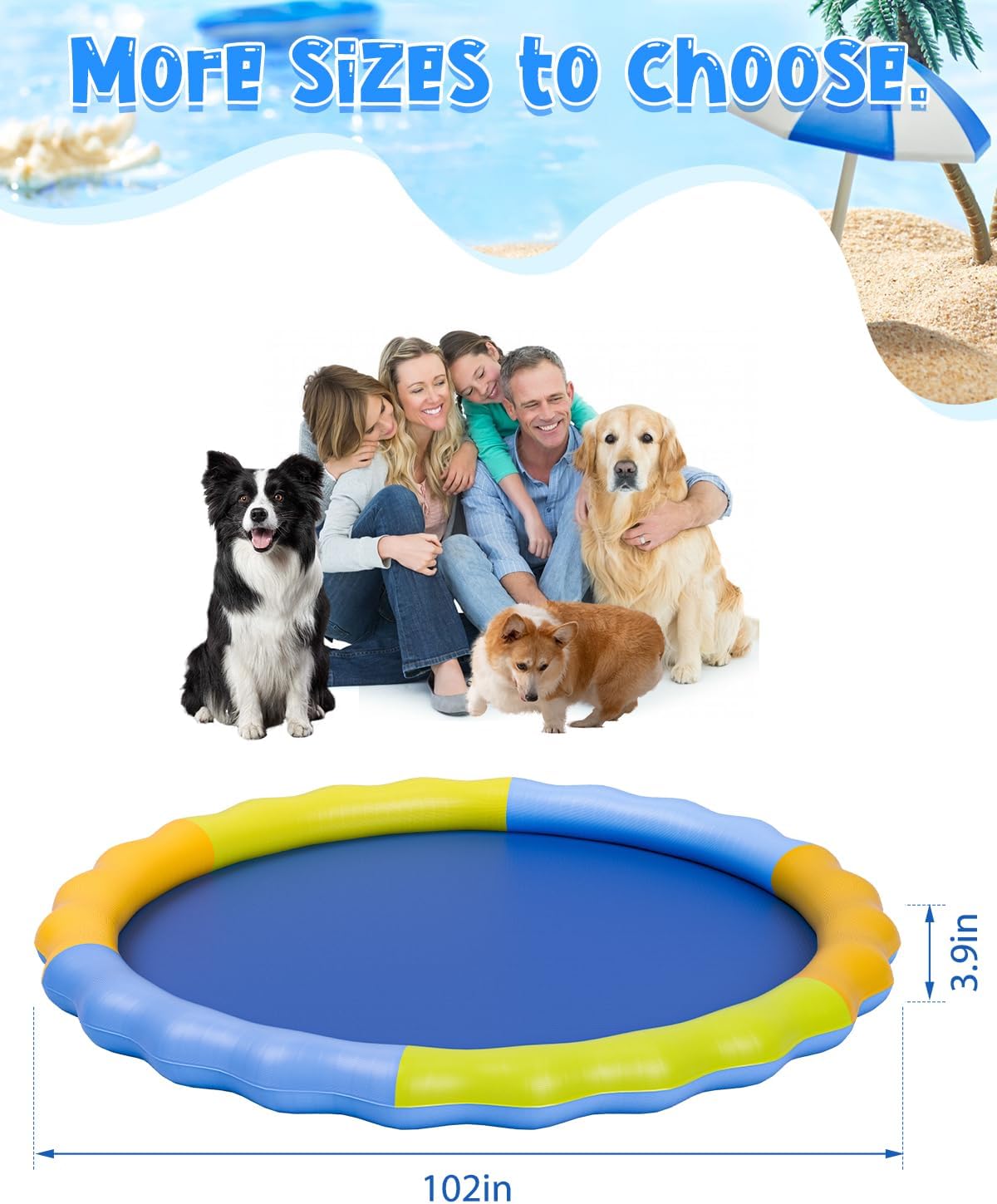 Detalle de YSJILIDE Splash Pad XXXXXL-120