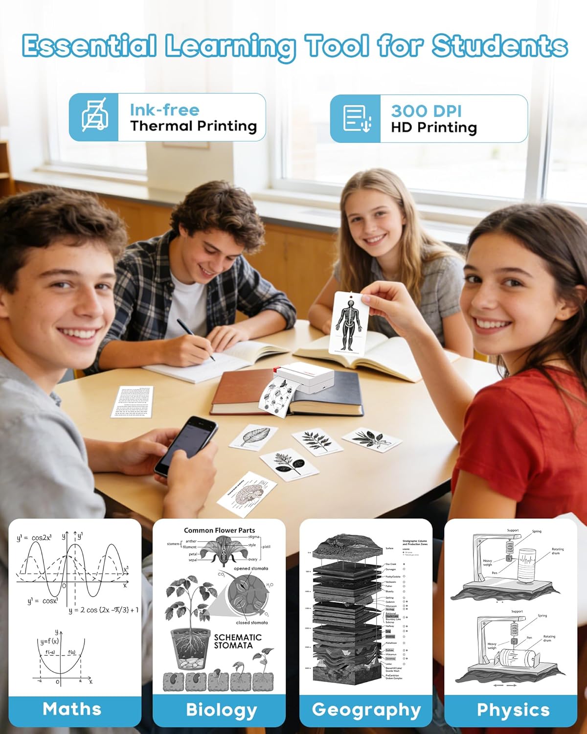 Thumbnail 4 de ORGBRO X3 Mini Printer 2–3 Inch Sticker Printer
