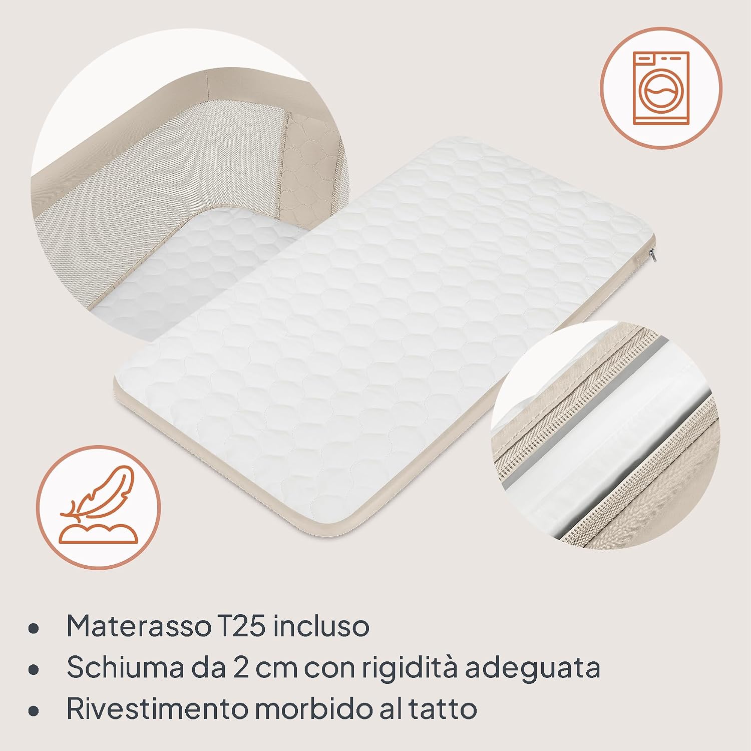 Thumbnail 4 de Lionelo Pari Culla Co Sleeping fianco letto 3 in 1 – regolabile e trasportabile