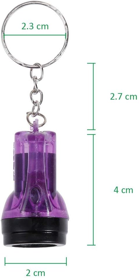 Thumbnail 3 de GOLDGE Mini torce LED portachiavi 24 pezzi, compatte e colorate