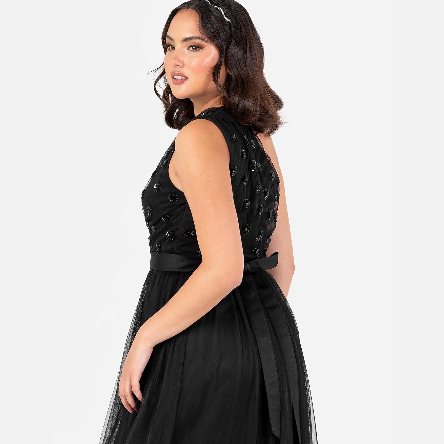 Thumbnail 5 de Maya Deluxe Damen Maxi Kleid Sequin