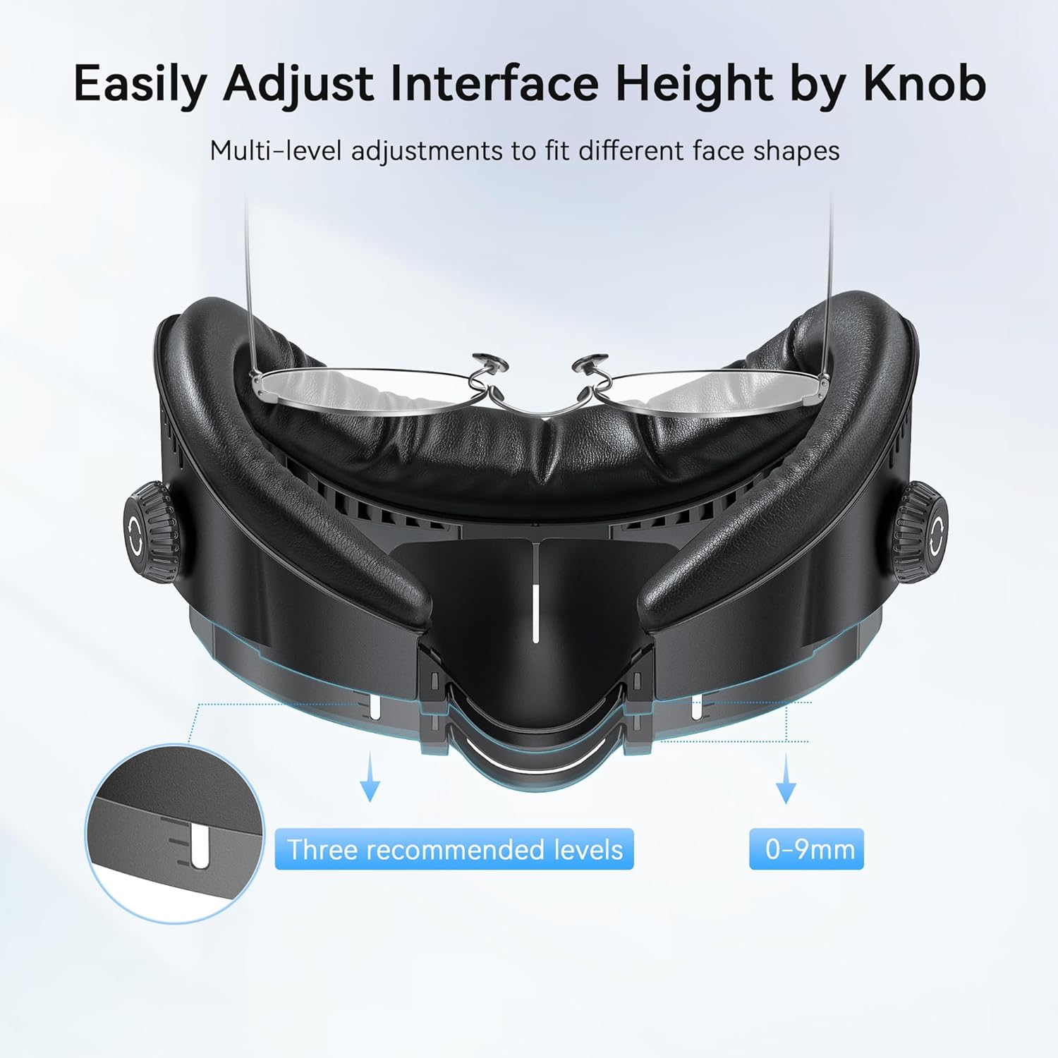 Detalle de AMVR FC4L Face Cover Pad Facial Interface for Meta/Oculus Quest 3 (Not compatible with Quest 3S)