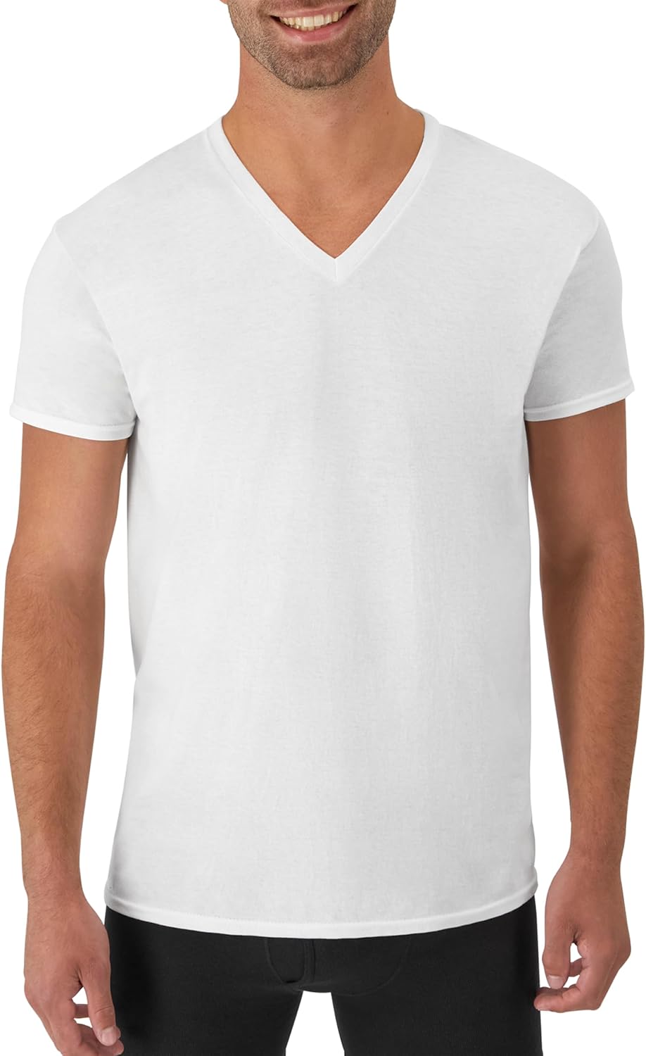 Thumbnail 1 de Hanes Men's Cotton V-Neck Undershirt Pack