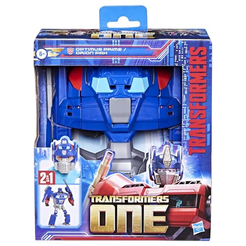 Detalle 2 de Transformers One Optimus Prime figura 2 en 1 6+ 🎲