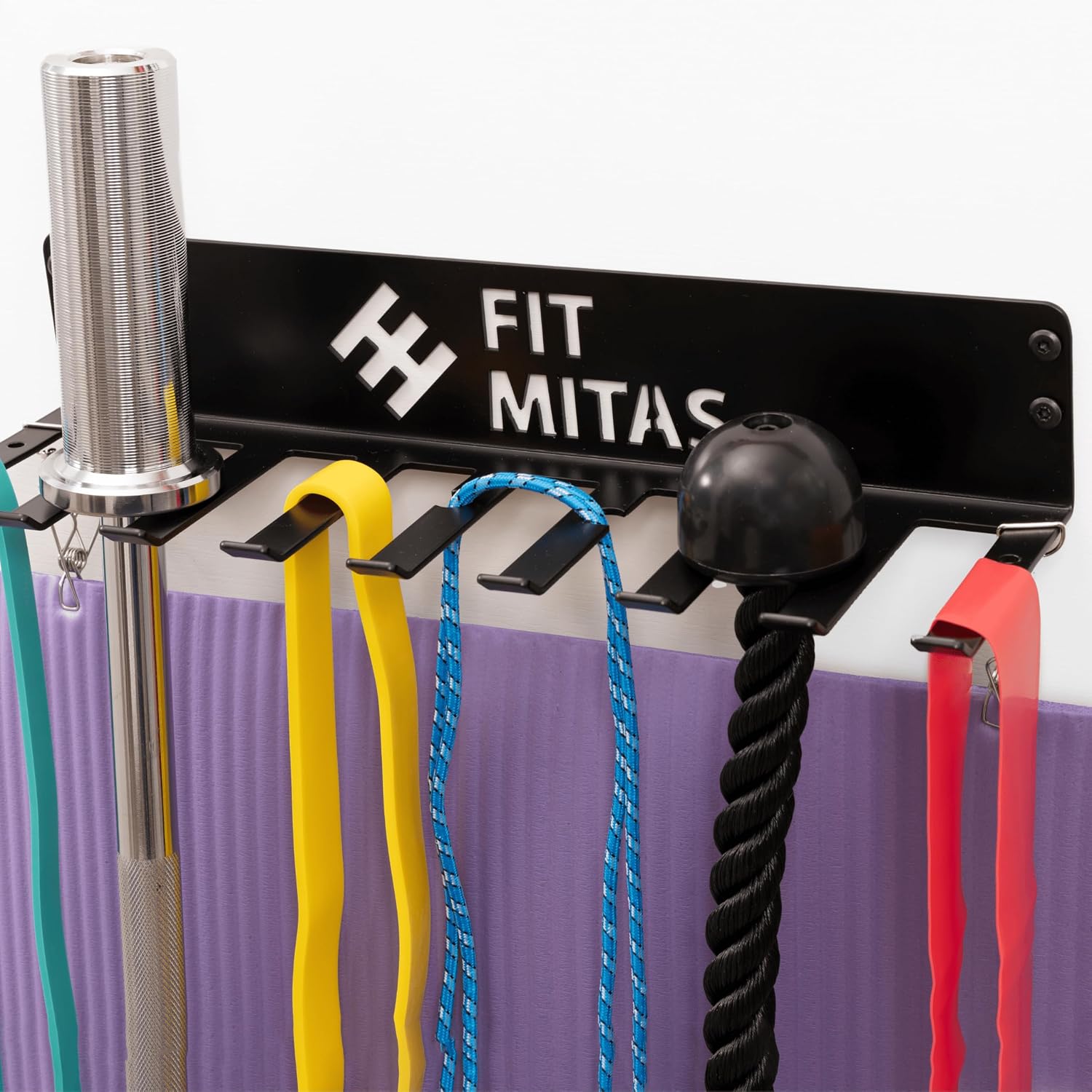 Detalle de Fit Mitas Rack Musculación y Kit Gimnasio en Casa