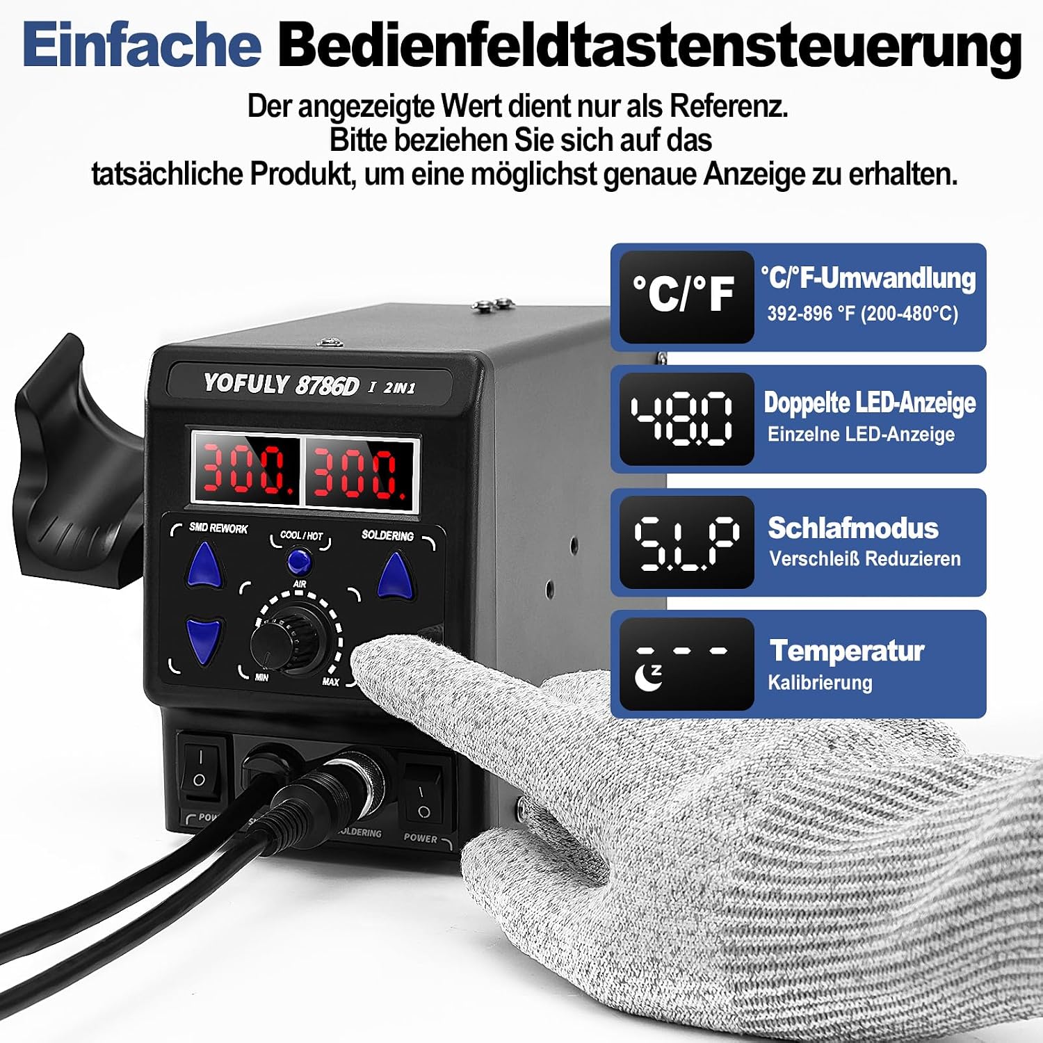 Thumbnail 5 de Yofuly Lötstation 750W 2-in-1