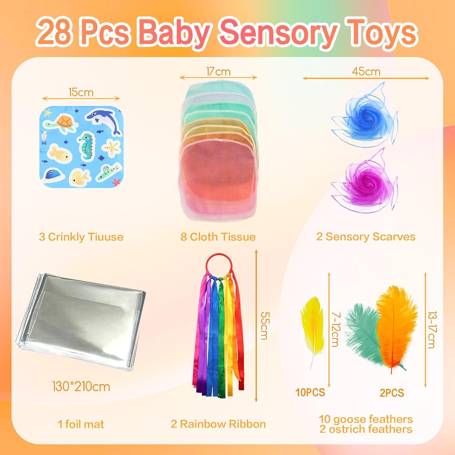 Thumbnail 3 de Baby Sensory Set 28pcs for Newborns