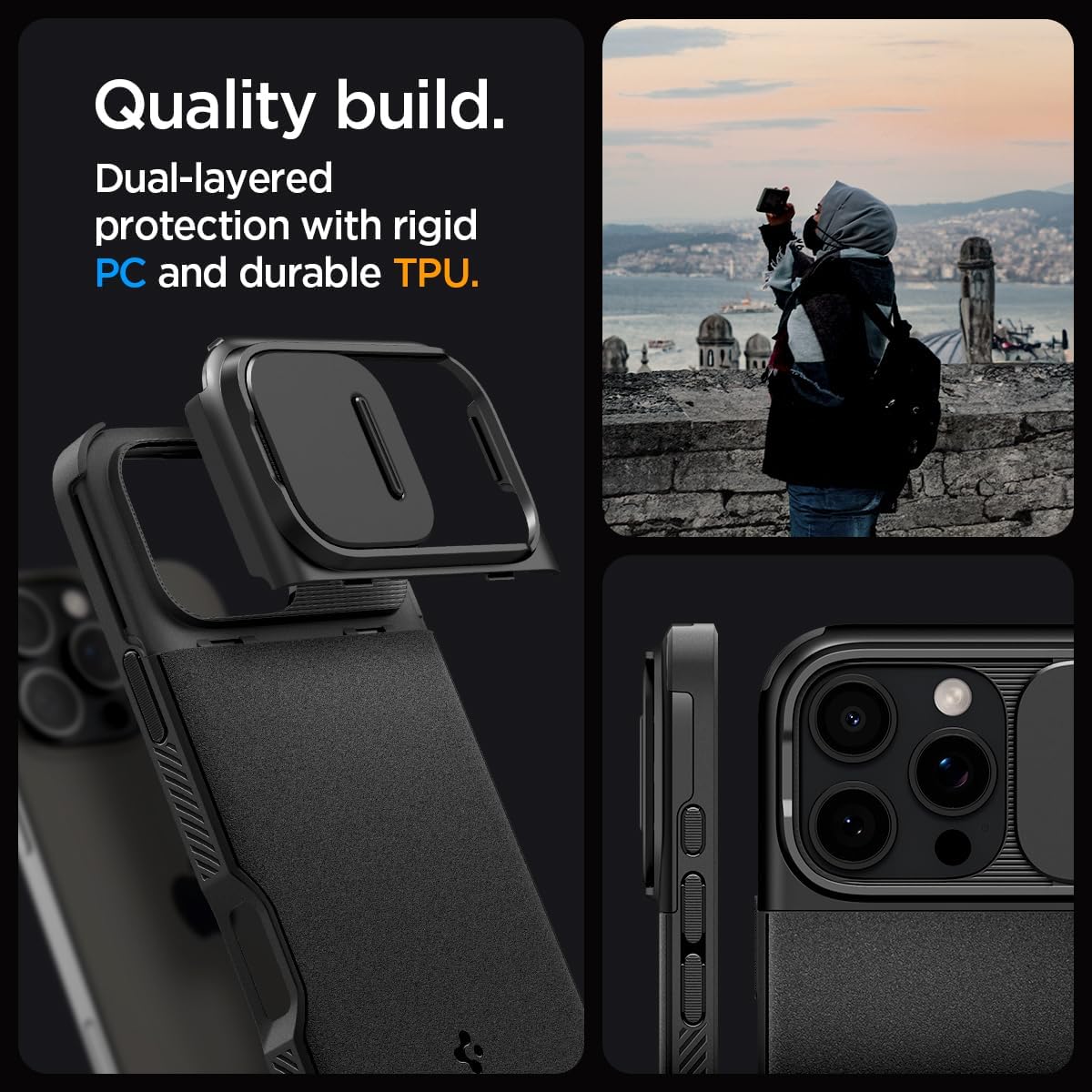 Thumbnail 4 de Spigen Coque iPhone 16 Pro Max Optik Armor 6,9 pouces ⚙