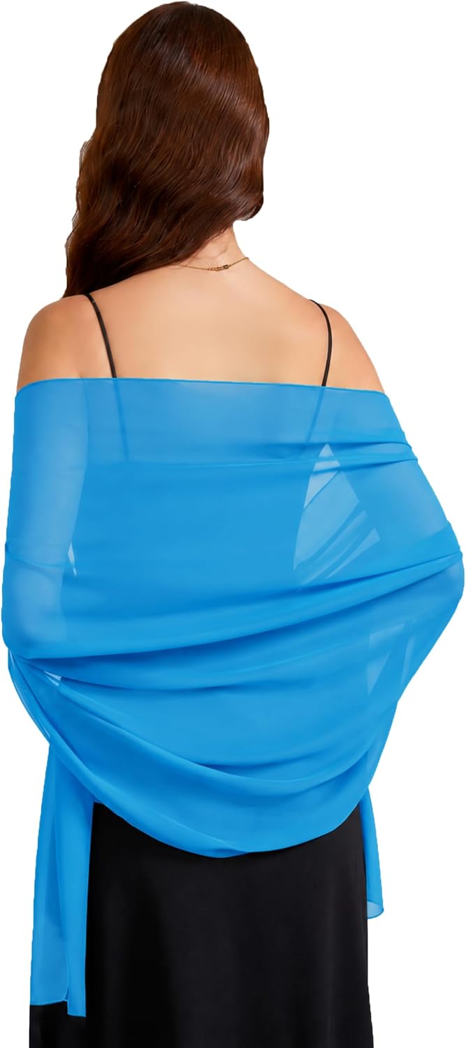 Detalle 2 de Chiffon Shawl, 79-Inch Length