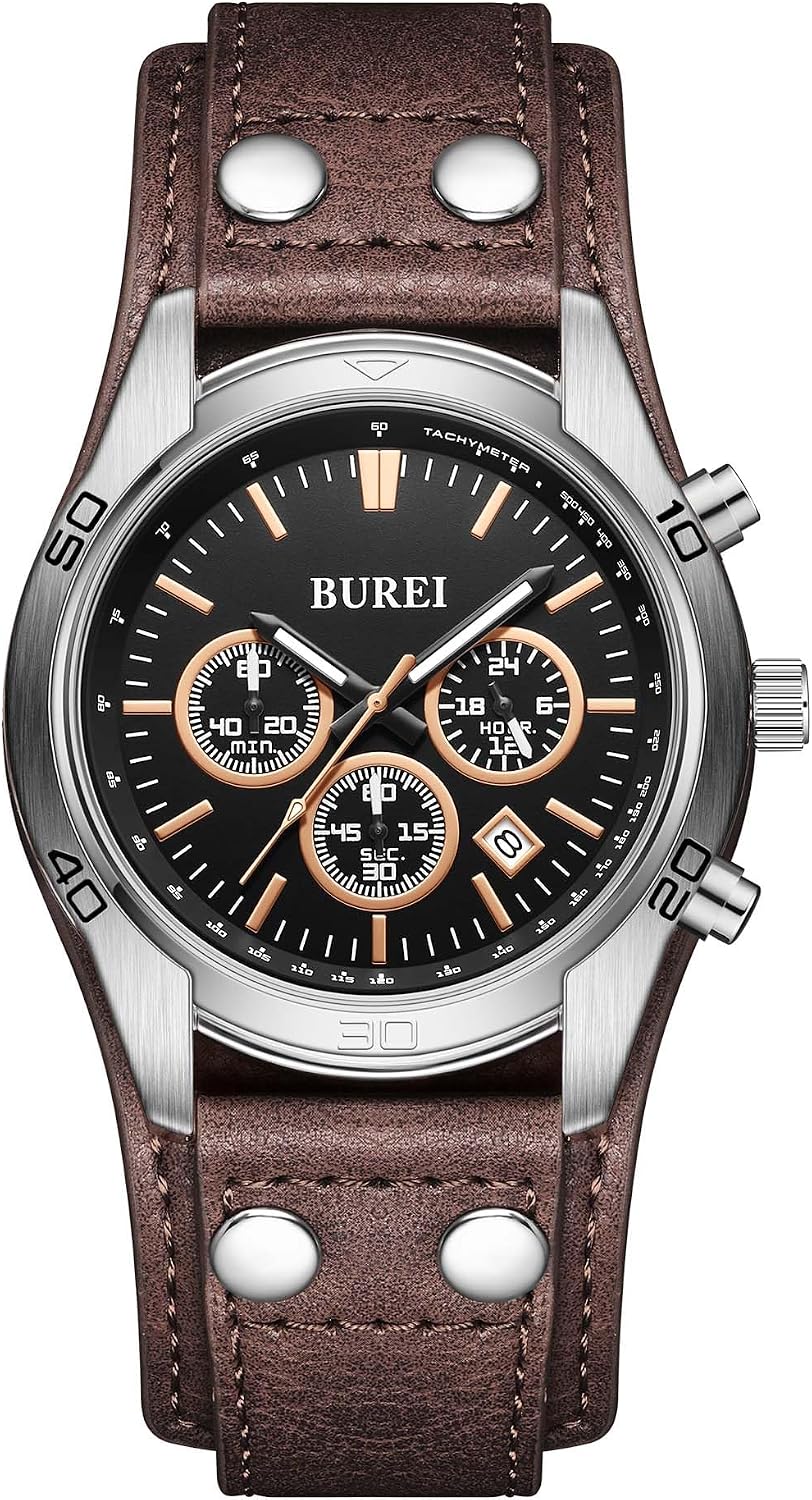 Detalle de BUREI Montre chronographe Vintage